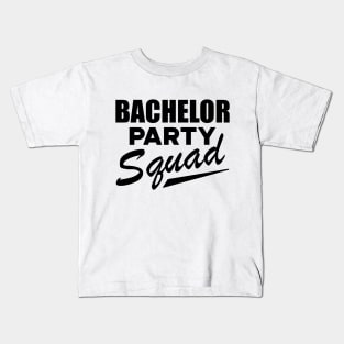 Bachelor Party Squad Kids T-Shirt